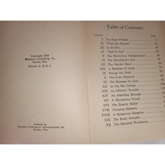 1929 Hunchback House by Donald B Hobart VERY RARE 1ST EDITION - Picture 6 of 11